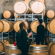 Wine Barrels in cellar