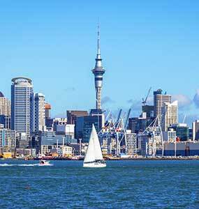 View of Auckland Harbour