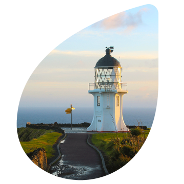 Cape Reinga lighthouse New Zealands most southerly point