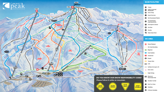 Remarkables Ski Field Map Remarkables Ski Field | Queenstown