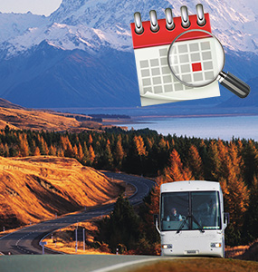 Choose your Date with New Zealand Coach Tours