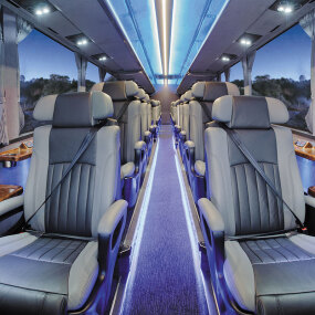 Interior of Grand Pacific Ulimate Coach