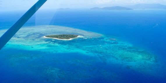 Great Barrier Reef by plane