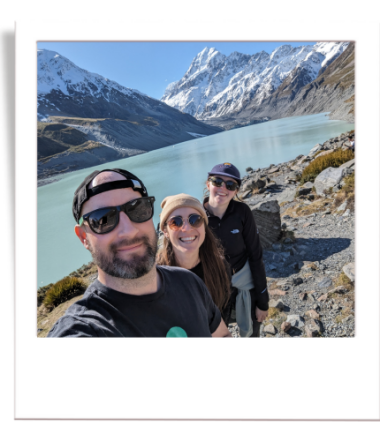 Employees at NZFT visiting Aoraki / Mt Cook National Park