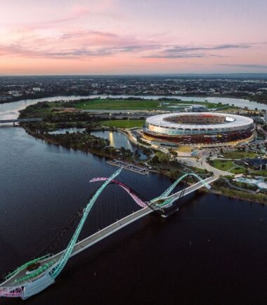 Perth City Aerial View