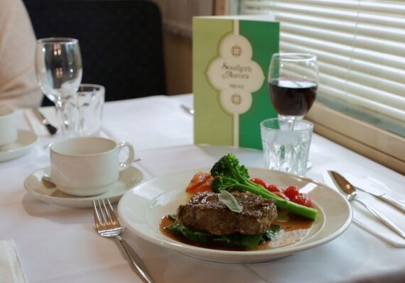 Vintage Rail train dining