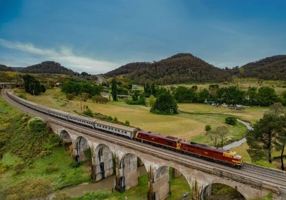 Vintage Rail Train Journey