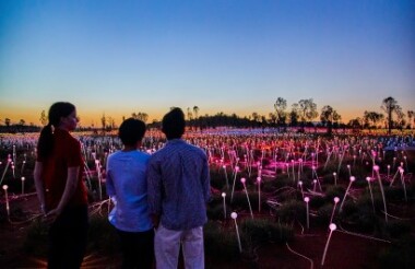 Uluru Sunrise & Field of Light Tour with AAT Kings