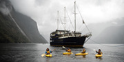 Overnight Boat in Milford Sound