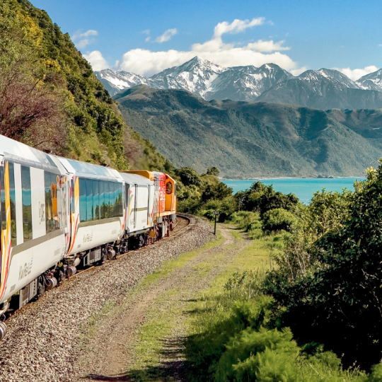 Great Journeys Kiwi Rail coastal pacific train journey
