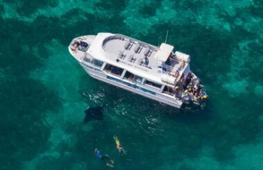 Glass Bottom Boat Coral View & Snorkel with Coral Bay Eco Tours