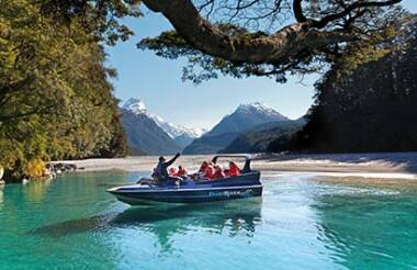 Milford Fly, Cruise, Fly & Jetboat Combo with Milford Sound Scenic Flights
