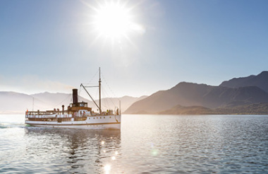 TSS Earnslaw cruise and Walter Peak Farm tour including gourmet BBQ lunch