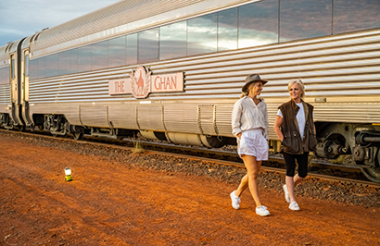 Arrive in Alice Springs