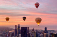 Melbourne Hot Air Balloon Flight & Sparkling Breakfast with Global Ballooning