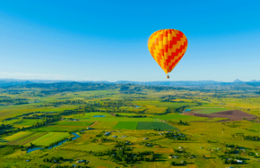 Gold Coast Classic Ballooning and Vineyard Breakfast with Hot Air