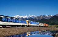 TranzAlpine Scenic Train: Greymouth to Christchurch