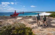 Lake Hiller (Pink Lake) Scenic Flight from Esperance with HeliSpirit