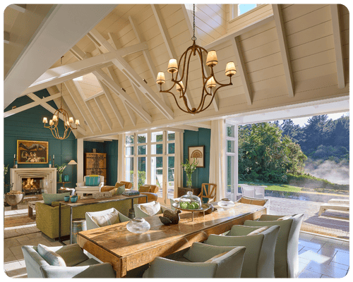 Huka Lodge Cottage Lounge