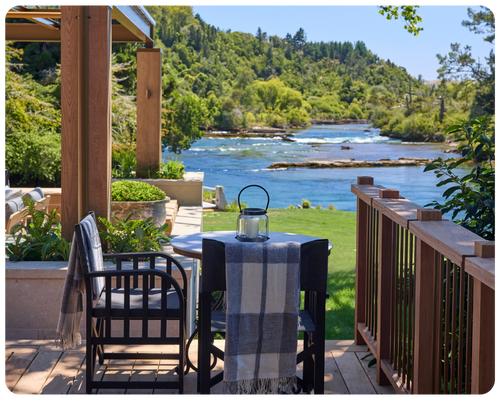 Huka Lodge Courtyard