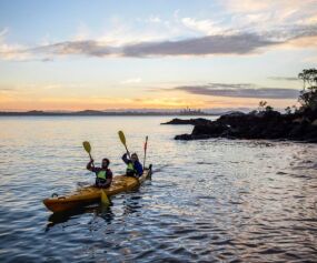 Kayaking in bay - credit to Miles Holden