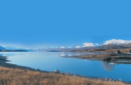 Fishing at Lake Tekapo