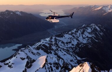 Mackenzie & Lakes Alpine Excursion with  Mackenzie Helicopters