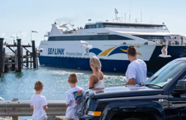 Coach Connection from Adelaide Hotel to Cape Jervis with Sealink