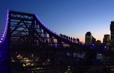 Night Climb with Story Bridge Adventure