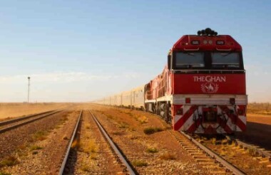 Adelaide to Darwin on board The Ghan