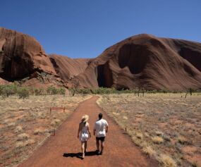 People walking in the Northern Territory - credit to tourism australia