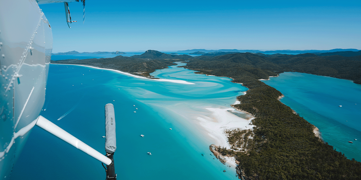 Helicopter Experience at Whitsunday Island