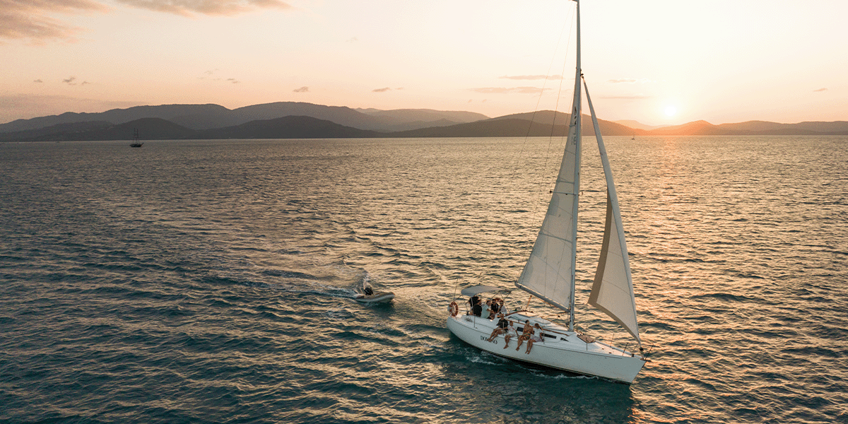 Sailing at Airlie Beach, Queensland