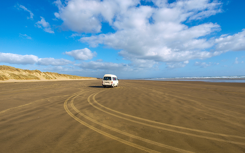 Take a drive down Highway 1 on 90 Mile Beach Take a drive down Highway 1 on 90 Mile Beach