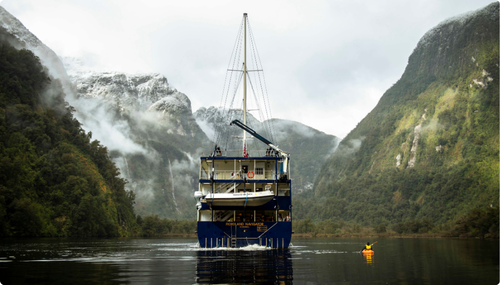 Doubtful Sound The Navigator Cruise Overnight cruise in doubtful sound New Zealand
