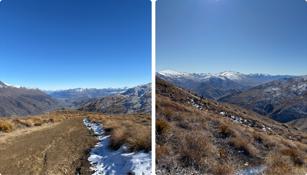 Rock Peak Crown Range Summit New Zealand Rock Peak Track Views South Island Road Trip