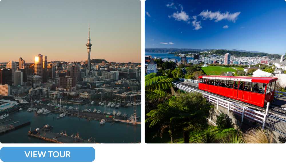 new zealand tour to auckland and wellington