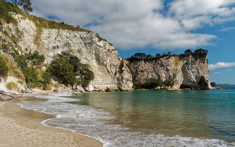 A beach on the Coromandel coastal walk 