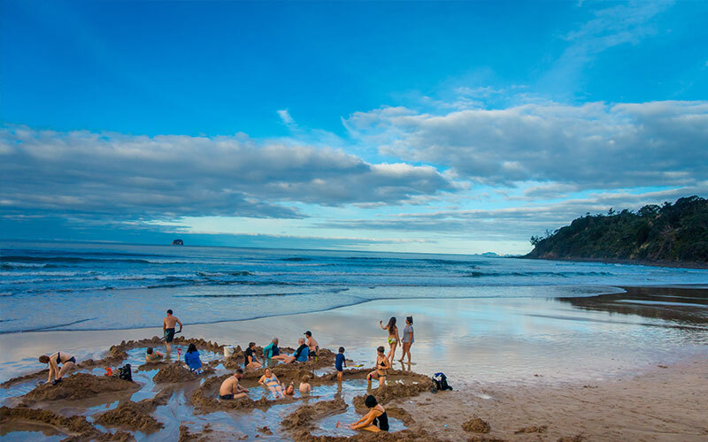 Hot water beach