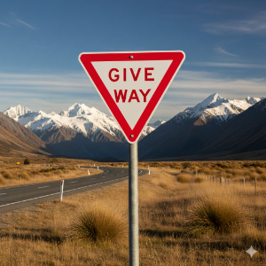 driving in new zealand road signs