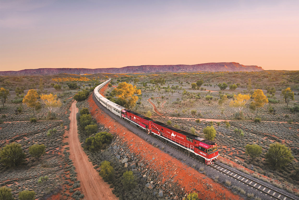 The Ghan Train Tour in the Australian Outback