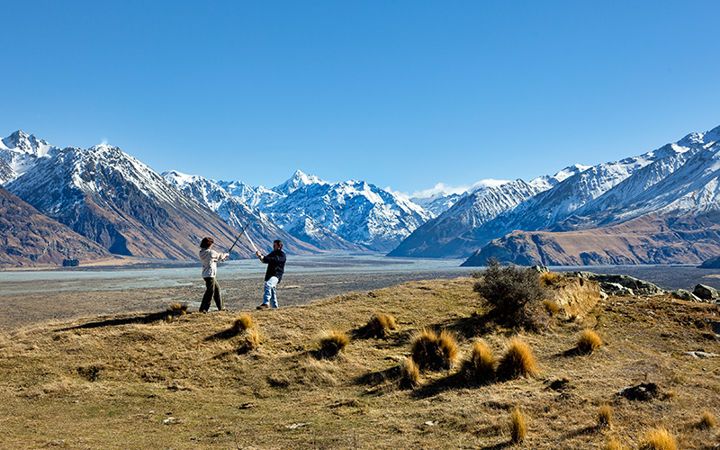 Playing the part at one of the LOTR locations in Glenorchy Playing the part at one of the LOTR locations in Glenorchy