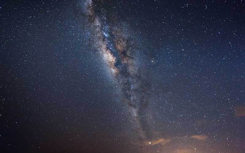 Spend an evening looking up at some of the most spectacular night skies in the world The Milky Way over New Zealand