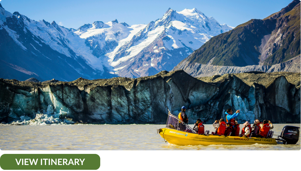 New Zealand Tour that visits Mount Cook National Park New Zealand