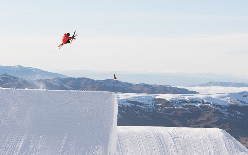 Ski jump, Cardrona Resort, New Zealand