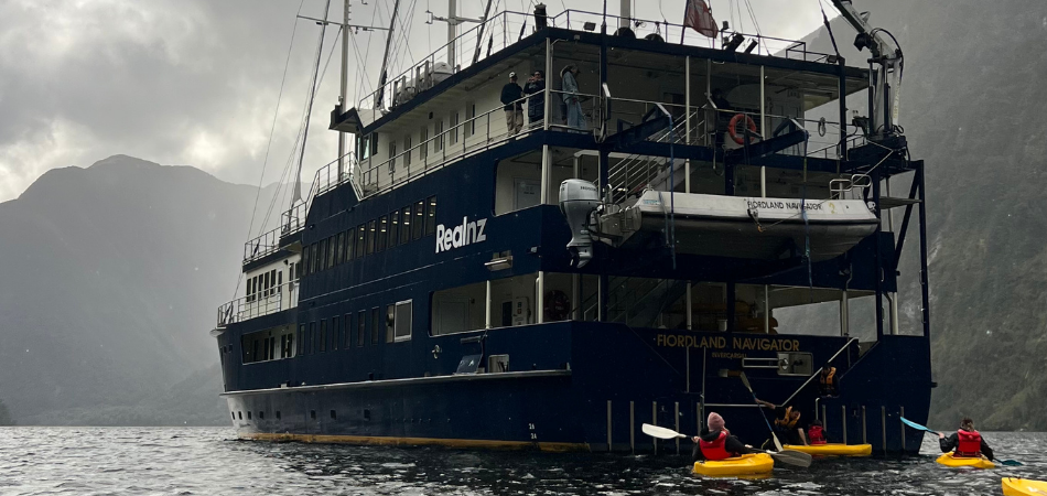 Kayaking in Doubtful Sound