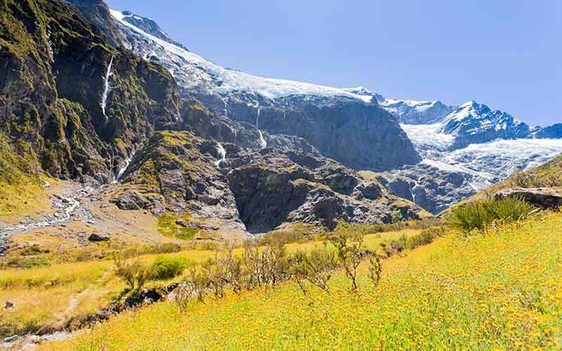 Take a hike up to Rob Roy Glacier Explore Rob Roy Glacier in Aspiring Nationl Park
