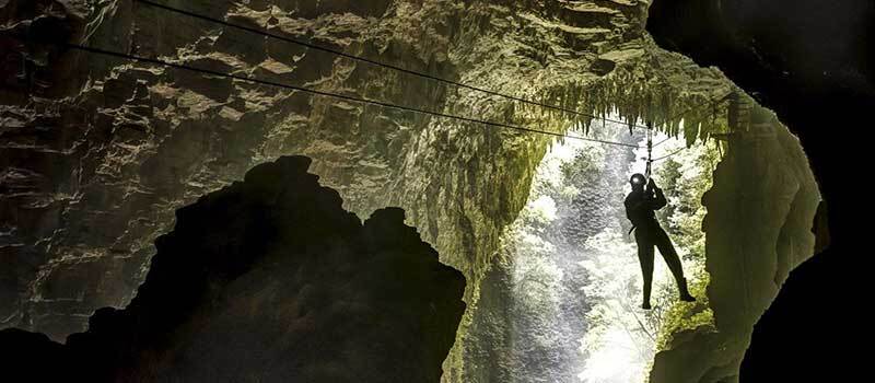 Waitomo Caving Adventure Tours, New Zealand