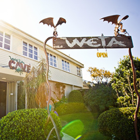 Weta Cave & Workshop entrance in Wellington