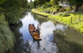 Punting on the River Avon